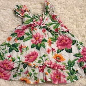Janie and Jack Floral Ruffle Dress